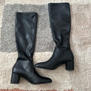 Stuart Weitzman Black Frannie 60 Boots